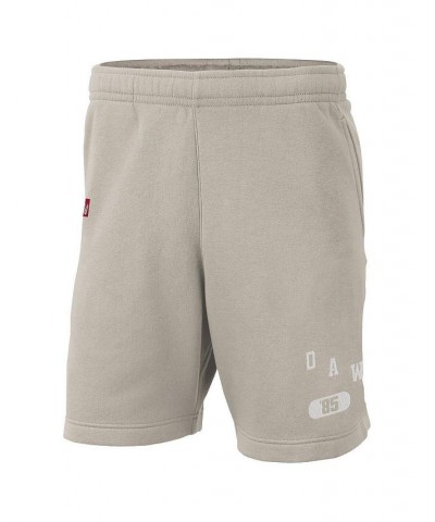 Men's Cream Georgia Bulldogs Fleece Shorts $32.50 Shorts