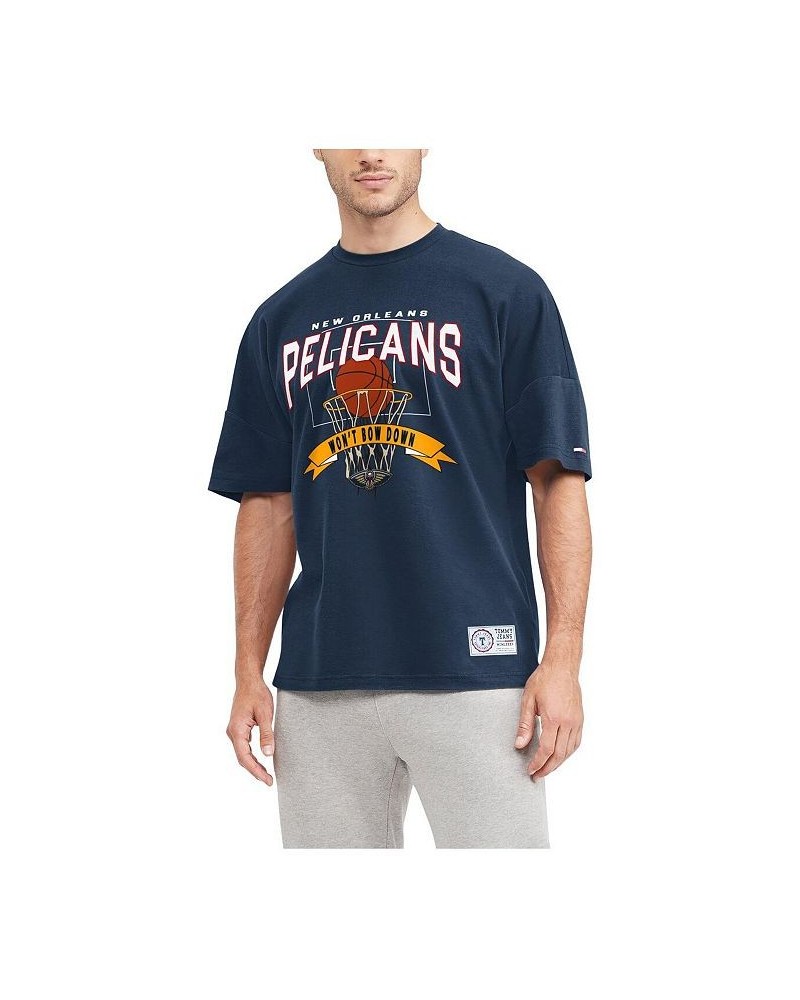 Men's Navy New Orleans Pelicans Tim Backboard T-shirt $24.75 T-Shirts