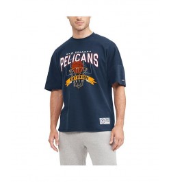 Men's Navy New Orleans Pelicans Tim Backboard T-shirt $24.75 T-Shirts