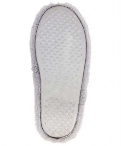 Women's Marcy Cross Band Slide Slipper Gray $20.52 Shoes