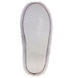 Women's Marcy Cross Band Slide Slipper Gray $20.52 Shoes