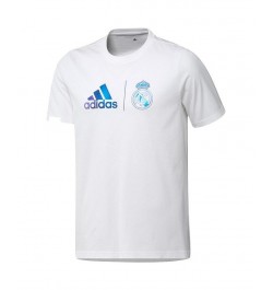 Men's White Real Madrid Graphic T-shirt $25.00 T-Shirts