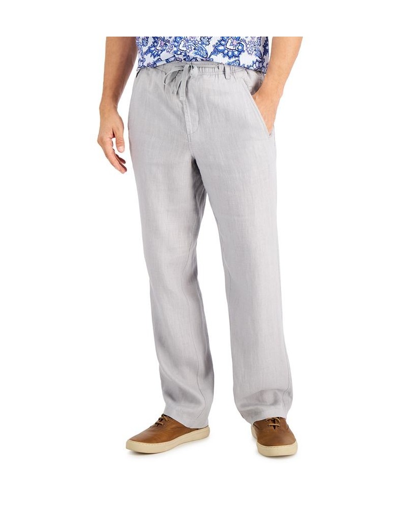 Men's 100% Linen Pants Shade Slate $18.00 Pants