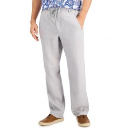 Men's 100% Linen Pants Shade Slate $18.00 Pants