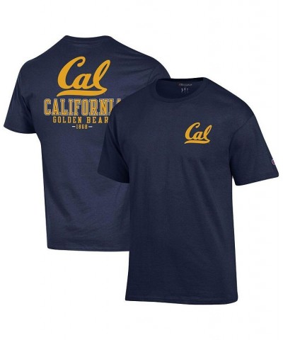 Men's Navy Cal Bears Stack 2-Hit T-shirt $19.80 T-Shirts