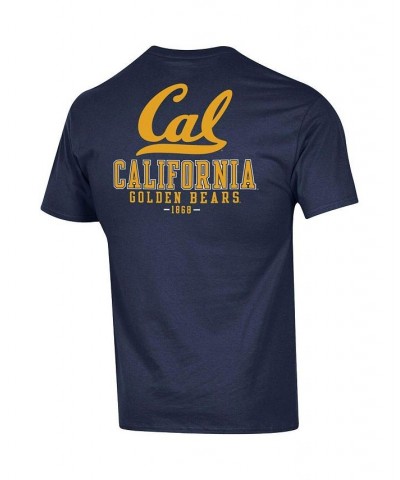 Men's Navy Cal Bears Stack 2-Hit T-shirt $19.80 T-Shirts