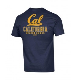 Men's Navy Cal Bears Stack 2-Hit T-shirt $19.80 T-Shirts