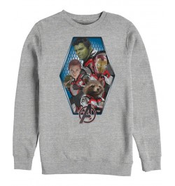 Marvel Men's Avengers Endgame Geometric Group, Crewneck Fleece Gray $30.24 Sweatshirt