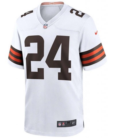 Men's Nick Chubb White Cleveland Browns Game Jersey $47.60 Jersey