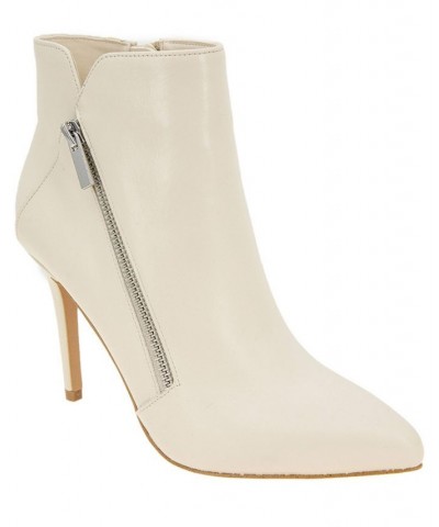 Women's Houston Pointy Toe Bootie White $46.19 Shoes