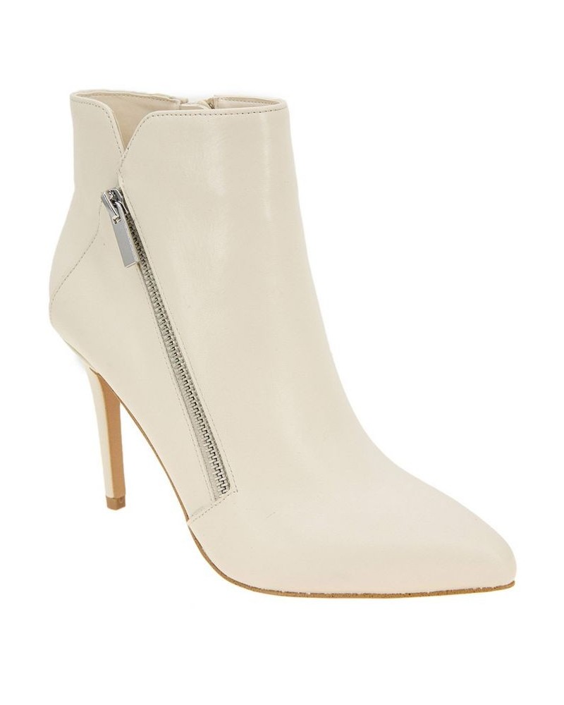 Women's Houston Pointy Toe Bootie White $46.19 Shoes