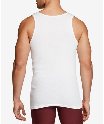 Men's 5-Pk. Classic Soft Cotton Tanks White $32.60 Undershirt