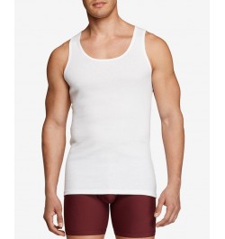 Men's 5-Pk. Classic Soft Cotton Tanks White $32.60 Undershirt