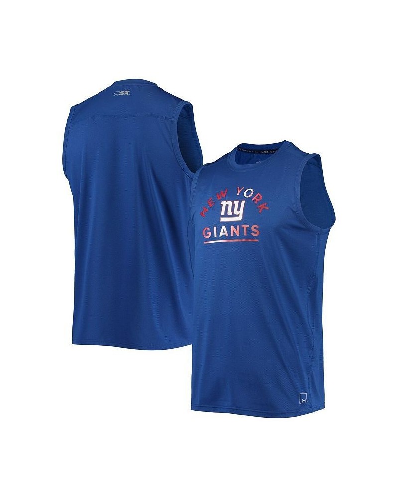 Men's Royal New York Giants Rebound Tank Top $25.30 T-Shirts