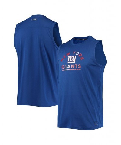 Men's Royal New York Giants Rebound Tank Top $25.30 T-Shirts