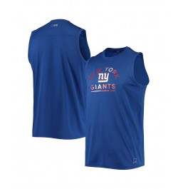 Men's Royal New York Giants Rebound Tank Top $25.30 T-Shirts