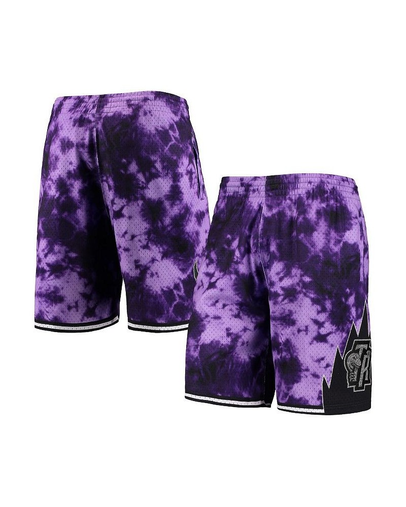 Men's Purple Toronto Raptors Hardwood Classics 1998 Galaxy Swingman Shorts $42.32 Shorts