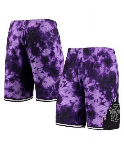 Men's Purple Toronto Raptors Hardwood Classics 1998 Galaxy Swingman Shorts $42.32 Shorts