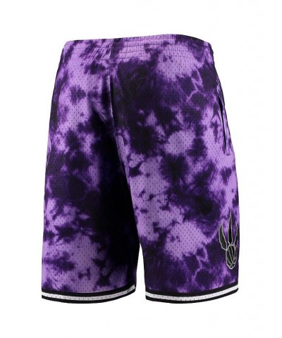 Men's Purple Toronto Raptors Hardwood Classics 1998 Galaxy Swingman Shorts $42.32 Shorts