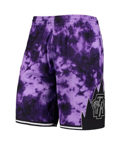 Men's Purple Toronto Raptors Hardwood Classics 1998 Galaxy Swingman Shorts $42.32 Shorts