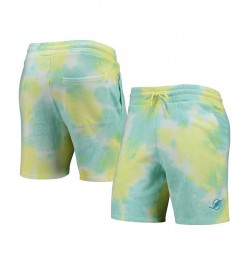 Men's White Miami Dolphins Tie-Dye Shorts $30.79 Shorts