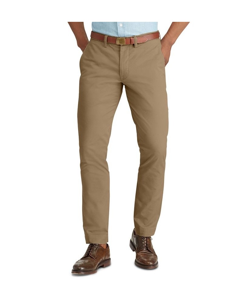 Men's Straight-Fit Stretch Chino Pants Classic Tan $47.50 Pants