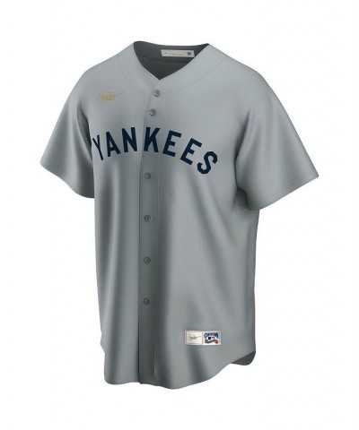 Men's Mickey Mantle Gray New York Yankees Road Cooperstown Collection Player Jersey $69.60 Jersey