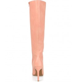 Women's Glenda Extra Wide Calf Tall Boots Orange $41.60 Shoes