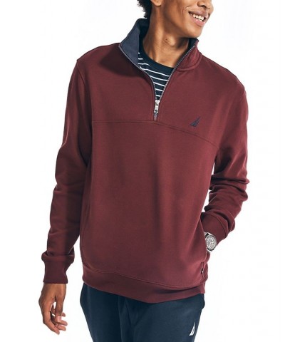 Men's J-Class Classic-Fit Quarter Zip Fleece Sweatshirt PD04 $16.73 Sweatshirt