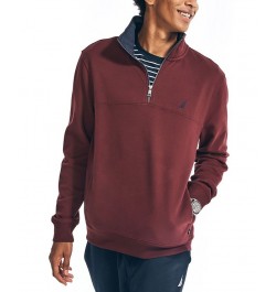 Men's J-Class Classic-Fit Quarter Zip Fleece Sweatshirt PD04 $16.73 Sweatshirt