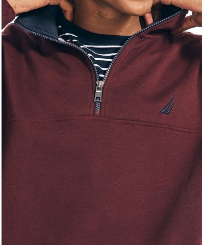 Men's J-Class Classic-Fit Quarter Zip Fleece Sweatshirt PD04 $16.73 Sweatshirt