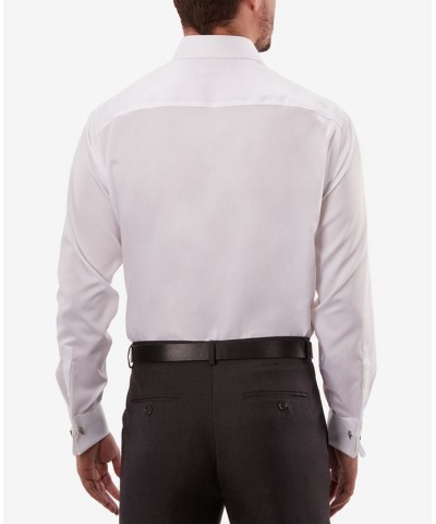 Men's Classic-Fit Non-Iron Performance French Cuff Dress Shirt White $28.86 Dress Shirts