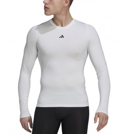 Men's Techfit Performance Training Long-Sleeve T-Shirt White $15.95 T-Shirts