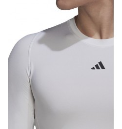 Men's Techfit Performance Training Long-Sleeve T-Shirt White $15.95 T-Shirts