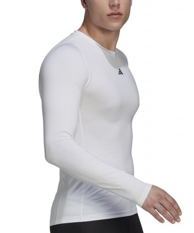 Men's Techfit Performance Training Long-Sleeve T-Shirt White $15.95 T-Shirts