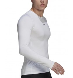 Men's Techfit Performance Training Long-Sleeve T-Shirt White $15.95 T-Shirts