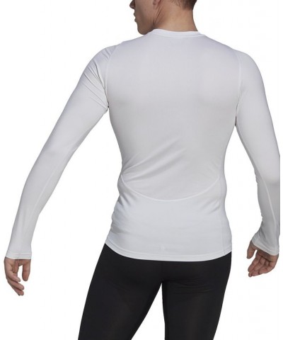 Men's Techfit Performance Training Long-Sleeve T-Shirt White $15.95 T-Shirts