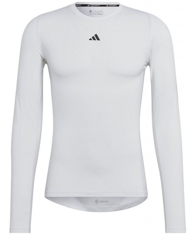 Men's Techfit Performance Training Long-Sleeve T-Shirt White $15.95 T-Shirts