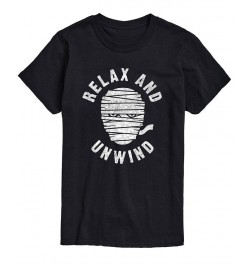 Men's Relax And Unwind Classic Fit T-shirt Black $14.35 T-Shirts