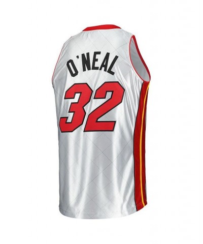 Men's Shaquille O'Neal Platinum Miami Heat 2005-06 Hardwood Classics 75th Anniversary Swingman Jersey $59.20 Jersey