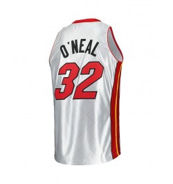 Men's Shaquille O'Neal Platinum Miami Heat 2005-06 Hardwood Classics 75th Anniversary Swingman Jersey $59.20 Jersey