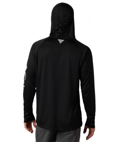 Men's Terminal Tackle UPF 50 Hoodie Black $31.35 Sweatshirt