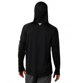 Men's Terminal Tackle UPF 50 Hoodie Black $31.35 Sweatshirt