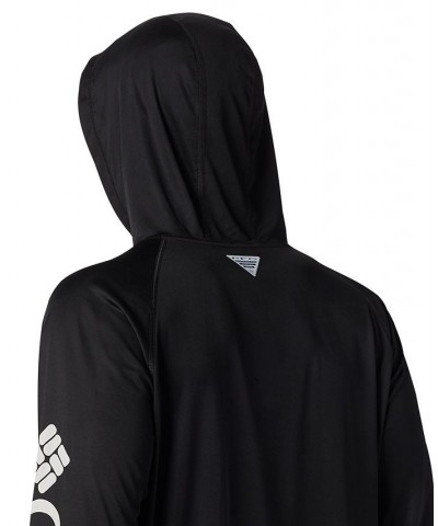 Men's Terminal Tackle UPF 50 Hoodie Black $31.35 Sweatshirt