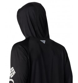 Men's Terminal Tackle UPF 50 Hoodie Black $31.35 Sweatshirt