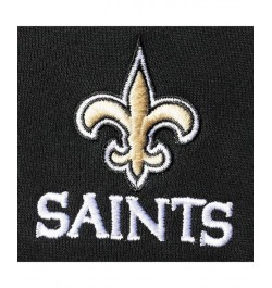 Men's Black New Orleans Saints Craftsman Thermal Lined Full-Zip Hoodie $52.50 Sweatshirt