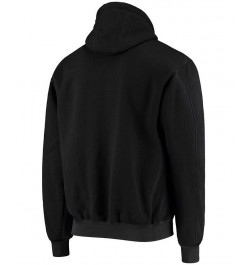 Men's Black New Orleans Saints Craftsman Thermal Lined Full-Zip Hoodie $52.50 Sweatshirt