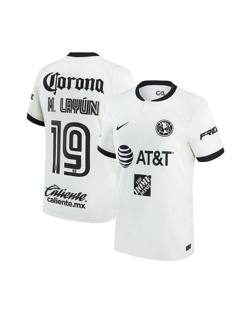 Men's Miguel Layun White Club America 2022/23 Third Replica Jersey $44.80 Jersey