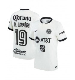 Men's Miguel Layun White Club America 2022/23 Third Replica Jersey $44.80 Jersey