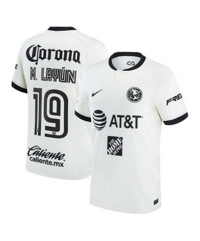 Men's Miguel Layun White Club America 2022/23 Third Replica Jersey $44.80 Jersey